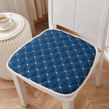Galette De Chaise 45x43 Dehoussable, Coussins De Chaises Exterieures, AntidéRapant Lavable Coussins De SièGe De Chaise De Salle à Manger