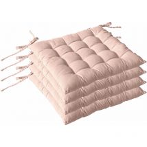 Galette piquée Panama 40 x 40 cm - Enjoy Home - Lot de 4