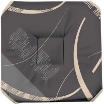 Le Linge De Jules - Galette de chaise anti-taches à rabats Astrid ecru b
