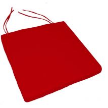 Homemaison - Galette de chaise extérieur imperméable et déhoussable Rouge 40x40 cm
