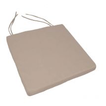 Homemaison - Galette de chaise extérieur imperméable et déhoussable Lin 40x40 cm