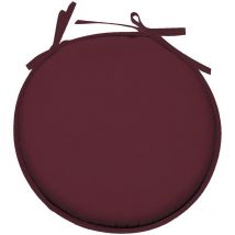 Stof - Galette de chaise grenache ronde en polyester