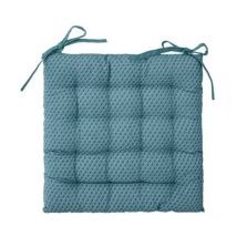 Galette de Chaise 'Otto' 38x38cm Bleu Canard