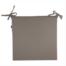 Galette de chaise extérieure carrée Taupe 40x40 cm