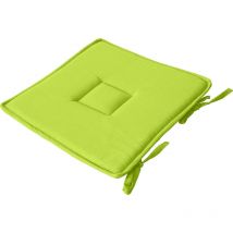Enjoy Home - Galette plate à nouettes 40 x 40 cm lola 100% coton coloris anis
