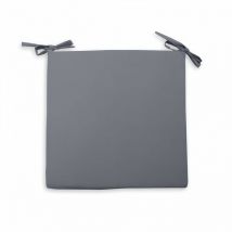 Soleil D Ocre - Dessus de chaise 40x40 cm alix gris, par Soleil d'ocre - Gris