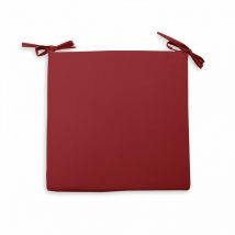 Dessus de chaise 40x40 cm ALIX rouge, par Soleil d'ocre