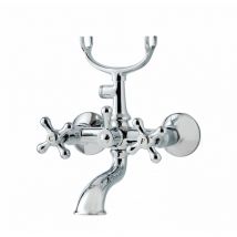 Galindo 1929 6201700 Robinet mélangeur bain-douche (laiton), finition chrome. Fourni sans accessoires de douche.