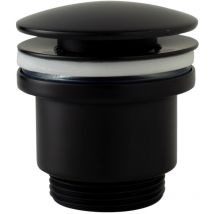 Galindo - desague semiautomático redondo negro 48316