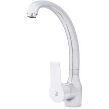 Galindo - albos 7128600 Robinet pour évier de cuisine (laiton), finition chrome.