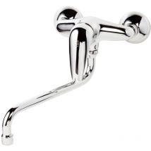 Galindo - alfa 8148300 Robinet mitigeur pour évier de cuisine (laiton), finition chrome.