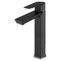 Galindo - aroha 4605516 grifo de lavabo alto monomando negro