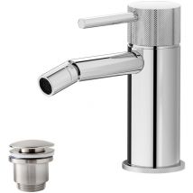Galindo - grifo bidet trama cromo con desague semiautomático 4976000