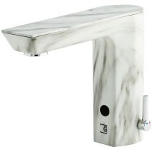 Galindo - grifo lavabo aroha tech electrónico marmol blanco pila p3178100
