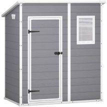 DMORA – Abri de jardin résine – Longueur, Largeur, Surface, Hauteur