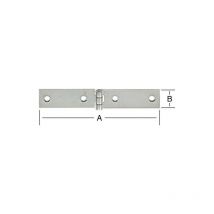 Galva de 120x20 de bisagra larga (por 100)