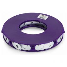 Gebogener Lochstreifen – 17mm x 0,8mm x 10m – Verzinkt – Ideal für Klimaanlagen, Antennen, Parkbänke, Geländer