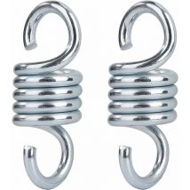 Kueatily - Crochet à Ressort Hamac en Acier Galvanisé Charge Maximale 500 kg pour Jardin Porche Balanoire Chaise Suspendue 2 pièces