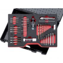 O 70521 Juego de macho de roscars y terrajas estuche en plástico GS61 hss e M3-M12 - Exact