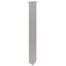 Gamba Quadra 50 x 50 - h. 710 mm. Grigio