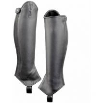 Daslo - Gambali da equitazione Gold in pelle morbidissima, perfetta vestibilità, fascia elastica di ottima qualità: l, nero