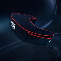 Game Over - Cojín de Soporte para El Regazo Gamer Lap Pillow para Niños - Carmesí Eléctrico