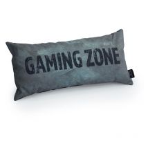 Game Over - Cojín Gaming para Interior y Exterior, Almohada Resistente al Agua para Videojuegos, 56x27cm Almohada Rectangular con Relleno de Fibra