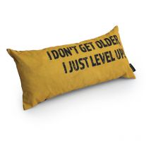 Game Over - Coussin de jeu Rectangulaire, Coussin de jeu Intérieur et Extérieur Résistant à l'eau, Coussin de Soutien Lombaire, Oreillers de cou et