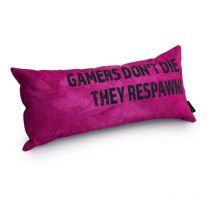 Game Over - Coussin de jeu Rectangulaire, Coussin de jeu Intérieur et Extérieur Résistant à l'eau, Coussin de Soutien Lombaire, Oreillers de cou et
