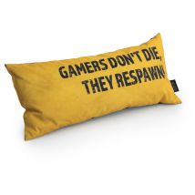 Game Over - Coussin de jeu Rectangulaire, Coussin de jeu Intérieur et Extérieur Résistant à l'eau, Coussin de Soutien Lombaire, Oreillers de cou et