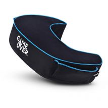 Game Over - Coussins de jeu, coussin de soutien de jeu 8 bits, oreillers en velours et résistants à l'eau pour accoudoirs, 45x35x10 cm oreillers de