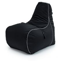 Game Over - Fauteuil pouf de jeu pour adultes, pouf poire à dossier haut, pouf chaise résistant à l'eau pour le salon, fauteuil pouf poire de jeu