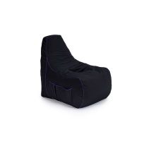 Game Over - Adultos xl Gamer Puff Silla con Relleno Puf de Pera Sillón para Salon con Respaldo - Piel de dragón