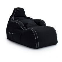 Game Over - Adultos Silla Gigante xl Gamer Salon Puff con Relleno Sillón Interior Puf de Pera con Respaldo para Salon - Humo Cósmico