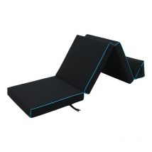 Game Over - Matelas Pliant avec Appuie-tête, Canapé-Lit Résistant à l'Eau pour Usage Intérieur et Extérieur, 218x64x10 cm Matelas Pliable pour