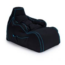 Game Over - Pouf Chaise Longue, Pouf de Jeu Résistant à l'Eau pour Salon, Fauteuil pouf Design Ergonomique avec Poches Latérales, 83x120x65 cm Pouf
