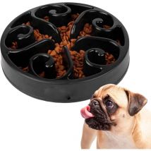 Minkurow - Gamelle Anti Glouton Chat ou Chien, Plateau Interactif pour éviter l'Anxiété, pour Petits Animaux de Compagnie, Moyens et Grands