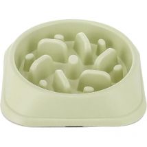Gamelle Anti glouton Chien Gamelle d'alimentation Lente avec Base Antidérapante,Prolongez Le Temps d'alimentation pour Prévenir Diverses Maladies
