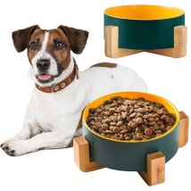 Gamelle pour chien/chat/animal domestique yellow green 331578