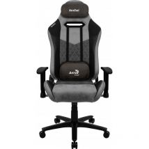 Aerocool - duke, Chaise de jeu, AeroSuede Respirant, Dossier réglable, Noir (AC280BK)