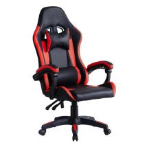 Clipop - Gaming Chair Ergonomic Racing Office Chair Height Adjustable Mid-Back Computer Desk Chair with Headrest Armrest and Lumbar Support for