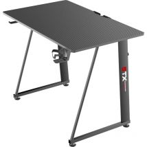 Scrivania - Tavolo - Porta pc - Computer - Ufficio - Design Carbonio - Moderne - Salvaspazio - Mobile - Gaming Desk stx - Per Camera Casa - Zstyle