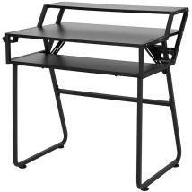 Gaming Desk with Cup Holder and Headphone Hook