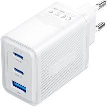 Vention - GaN Ladegerät mit 3 Anschlüssen 2x usb-c, 1x usb-a 65W Schnellladegerät in Weiß