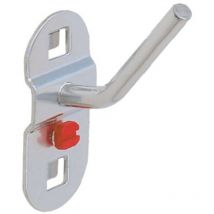 Rasterplan - Gancho acodado T14 / 40xØ6mm galvanizado para placas perforadas 5pcs / bolsa