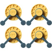 Ensoleille - shining house Gancho adhesivo giratorio de 360° sin perforaciones - Percha universal con forma de campana - Gancho pequeño para