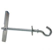 Gancho basculante m-4x100 , Gancho basculante. - Tamaño: 4 x 100. - Galvanizado. - M-4. - Hecho en acero. - Recubrimiento cincado. - Recomendado para