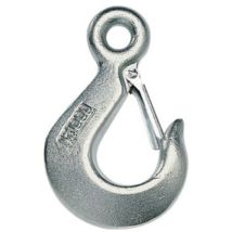 Gancho De Elevación Fijo Robur 8051s – Capacidad 500 Kg Con Seguro En Acero, Coef. De Seguridad 4 Y Certificado Ce