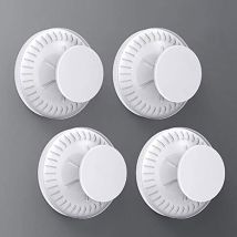 Gancho De Pared Con Ventosa, Gancho De Pared De Plástico Con Potente Fuerza, Reutilizable, Juego De 4, Ganchos Para Toallas Con Forma De Corona Para 