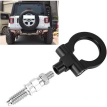 Fitags - Gancho de remolque cnc para coche europeo, accesorio universal de carreras Qvant Ring, utilizado en coches europeos para remolques de